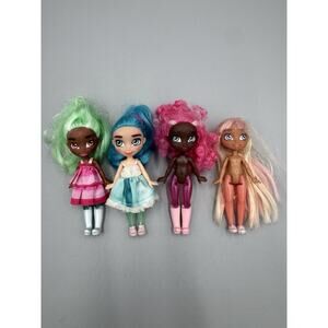 HAIRDORABLES Hairmazing Mini Doll Lot of 4 Small Dolls